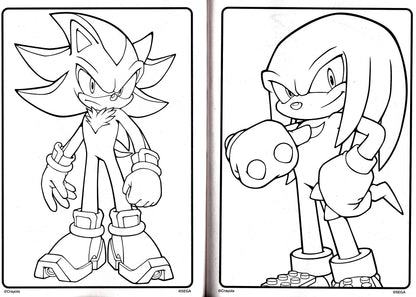 Sonic the Hedgehog Coloring Book Set: Crayola 64-Page Coloring Book and Bendon