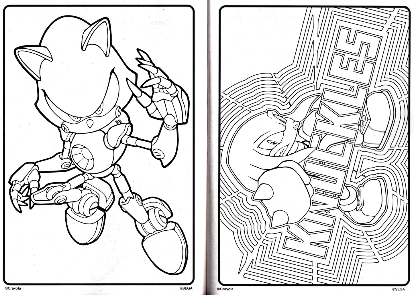 Sonic The Hidgehog - Coloring & Activity Book