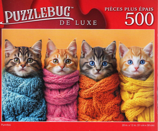 Purrritos - 500 Deluxe Jigsaw Puzzle