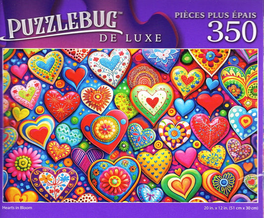 Hearts in Bloom - 350 Pieces Jigsaw Deluxe Puzzle
