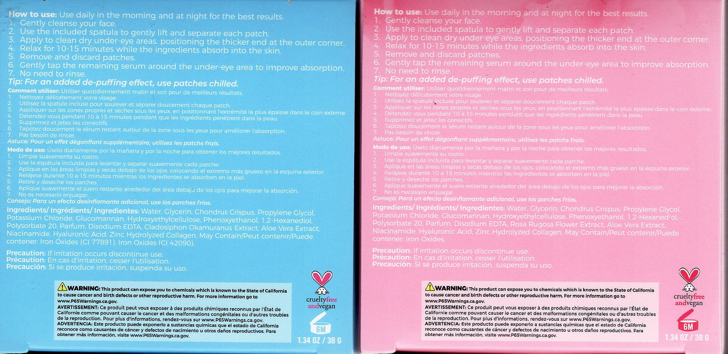 Skincare - Rose, Chilled Jelly Eye Masks Under‑Eye mask (Set)