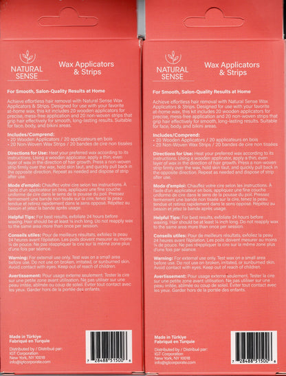 Natural Sense Sensitive Body Wax Strip (Set of 2)
