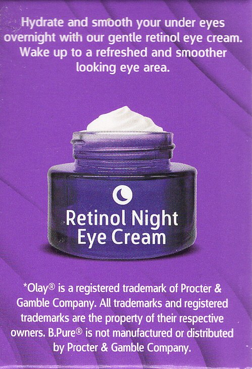B Pure Smoothing Retinol Night Moisturizer, Eye Cream & Serum (Set of 3)