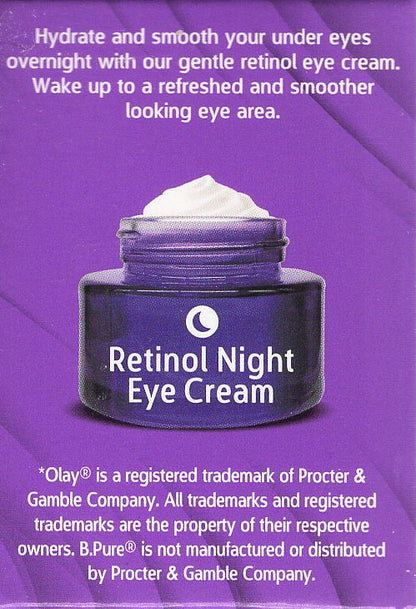 B Pure Smoothing Retinol Night Moisturizer, Eye Cream & Serum (Set of 3)