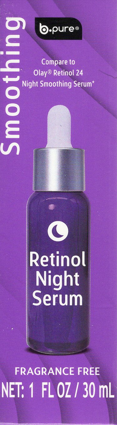 B Pure Smoothing Retinol Night Moisturizer, Eye Cream & Serum (Set of 3)