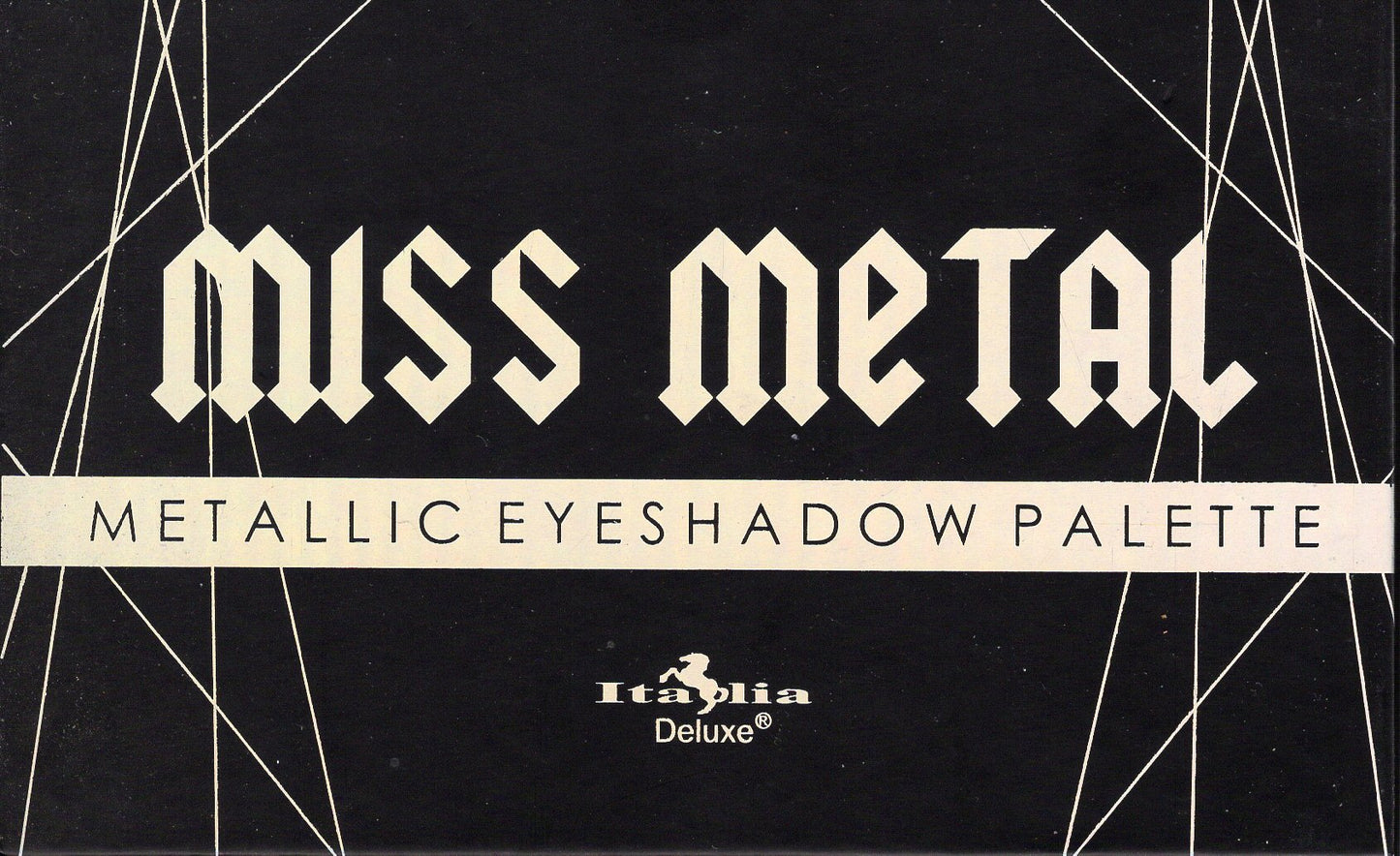 Italia Deluxe MISS METAL 15 Colors Metal Eyeshadow Palette