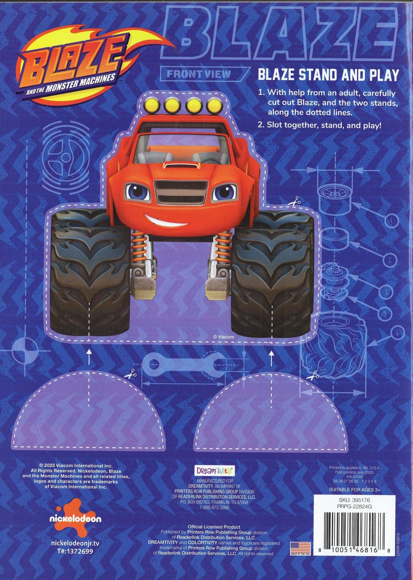 Nickelodeon Blaze and The Monster Machines - Dot to Dot - Activity Books