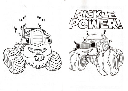 Nickelodeon Blaze and The Monster Machines - Dot to Dot - Activity Books