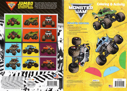 Monster Jam - Jumbo Coloring & Activity Books (Set of 2)