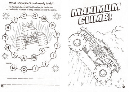 Monster Jam - Jumbo Coloring & Activity Books (Set of 2)