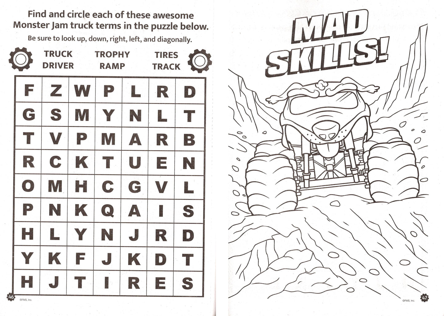 Monster Jam - Jumbo Coloring & Activity Books (Set of 2)