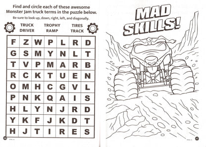 Monster Jam - Jumbo Coloring & Activity Books (Set of 2)