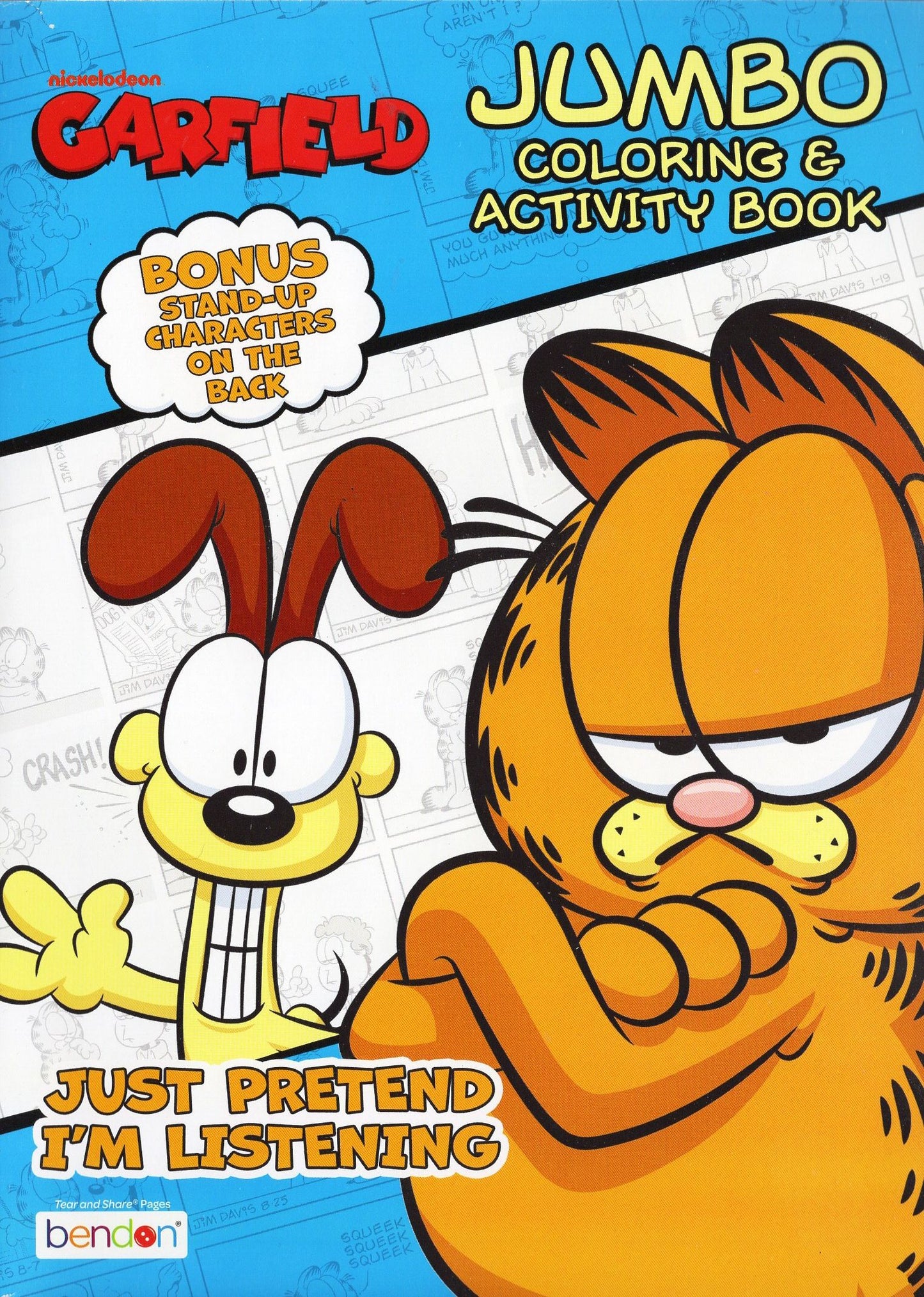 Nickelodeon Garfield - Jumbo Coloring & Activity Book - Just Pretend