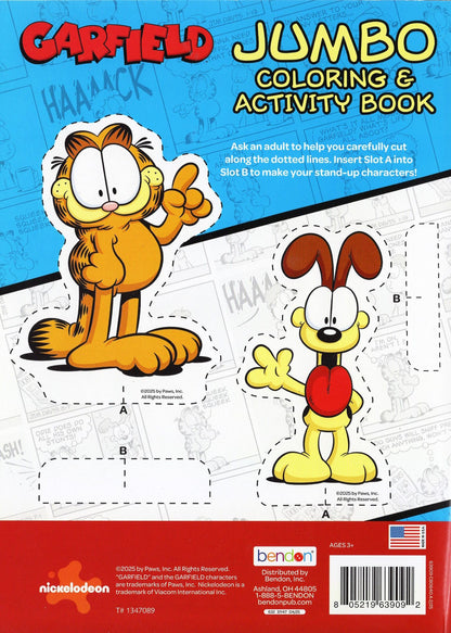 Nickelodeon Garfield - Jumbo Coloring & Activity Book - Just Pretend