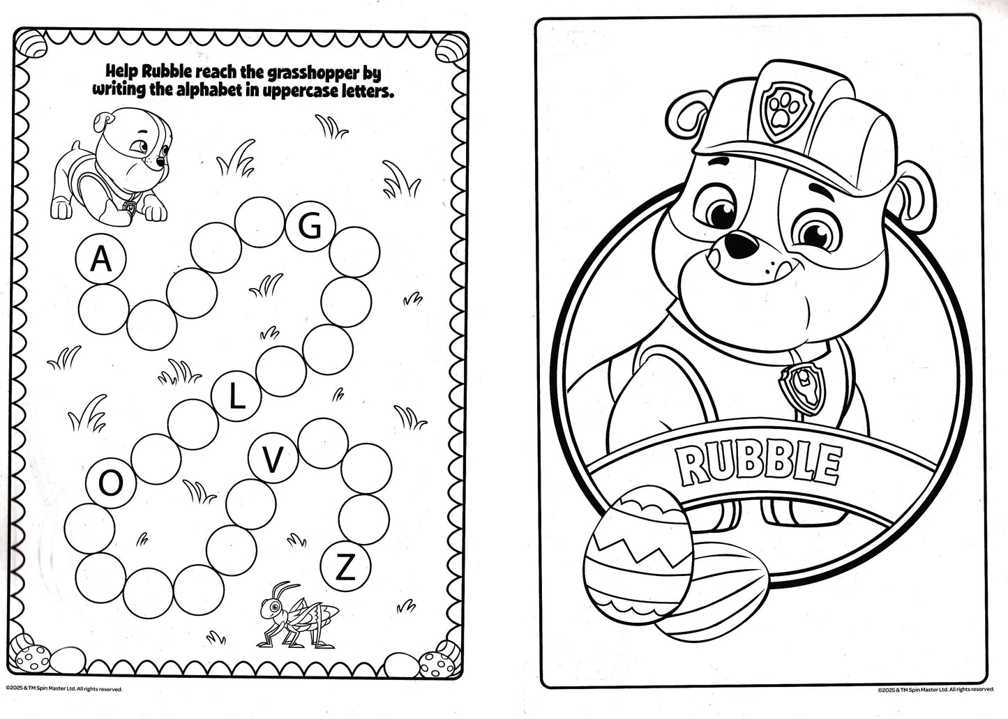 Nickelodeon Paw Patrol - Jumbo Coloring & Activity Book - Eggs-Cited Pups!