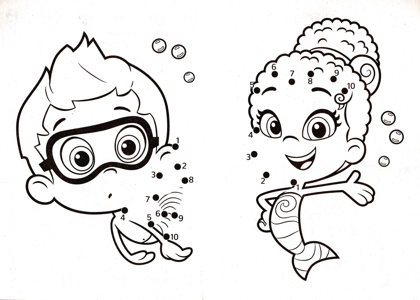 Nickelodeon Bubble Guppies - Dot to Dot - Coloring & Activity Books