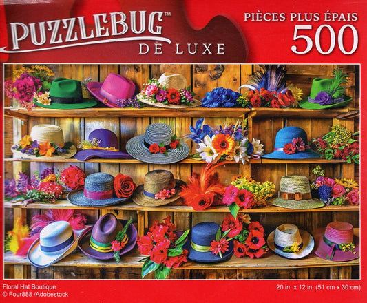 Floral Hat Boutique - 500 Deluxe Jigsaw Puzzle
