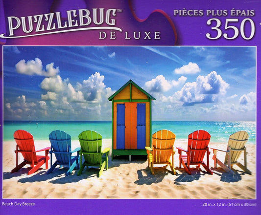 Beach Day Breeze - 350 Pieces Jigsaw Deluxe Puzzle
