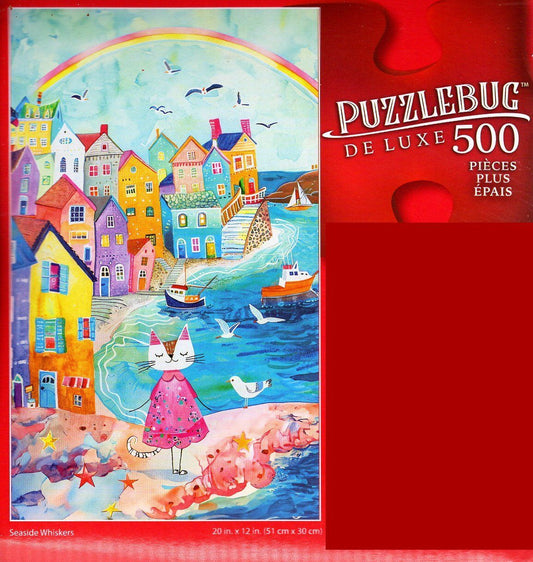 Seaside Whiskers - 500 Deluxe Jigsaw Puzzle