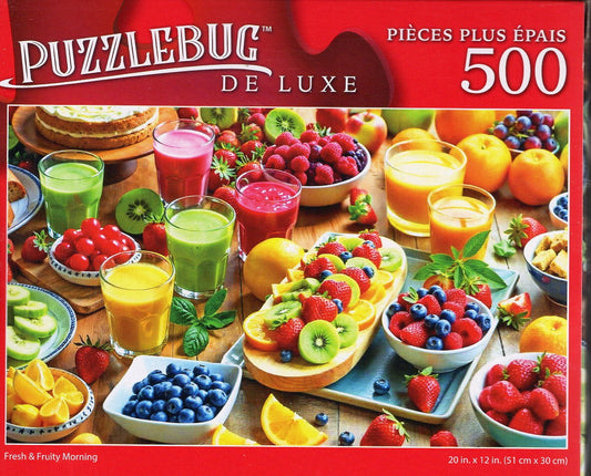 Fresh & Fruity Morning - 500 Deluxe Jigsaw Puzzle