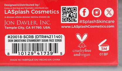 La Spash Skin Smoothing Strawberry Sugar Face Scrub - 1.77oz (Set of 2)