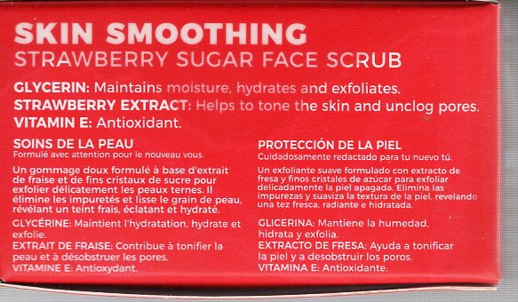 La Spash Skin Smoothing Strawberry Sugar Face Scrub - 1.77oz (Set of 2)