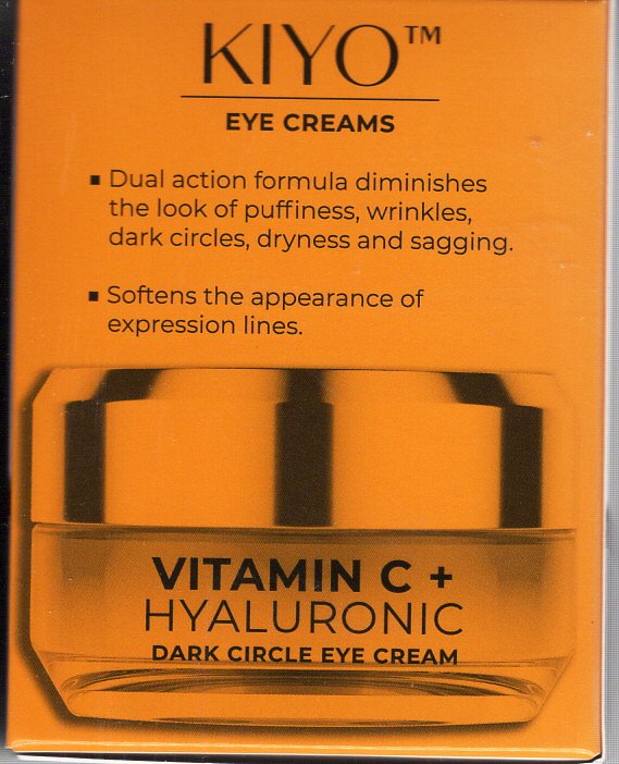 KIYO Eye Creams & Majest-C Face Cream Vitamin C & Hyaluronic (Set of 2)