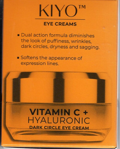 KIYO Eye Creams & Majest-C Face Cream Vitamin C & Hyaluronic (Set of 2)