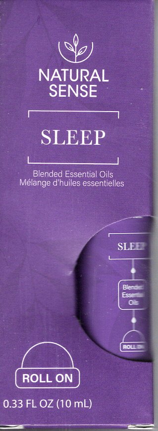 Natural Sense Sleep Blended Essential Oils Roll & Rose Essential Oil (Set of 2)