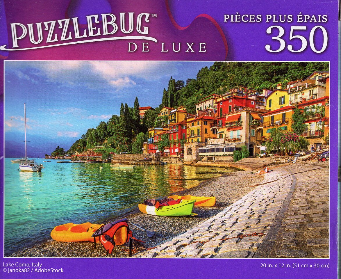 Lake Como, Italy - 350 Pieces Deluxe Jigsaw Puzzle
