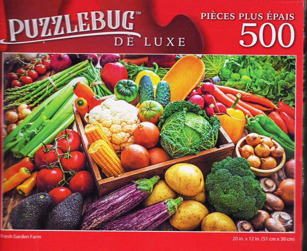 Fresh Garden Farm - 500 Deluxe Jigsaw Puzzle
