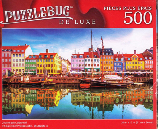 Copenhagen, Denmark - 500 Deluxe Jigsaw Puzzle