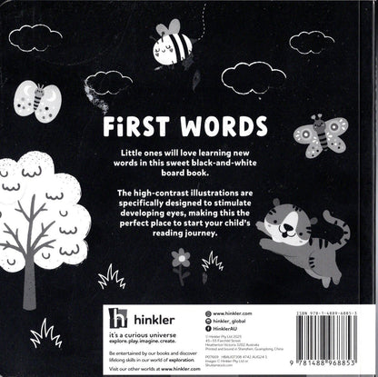 First Words - Night - Contrast - Children's Board Book
