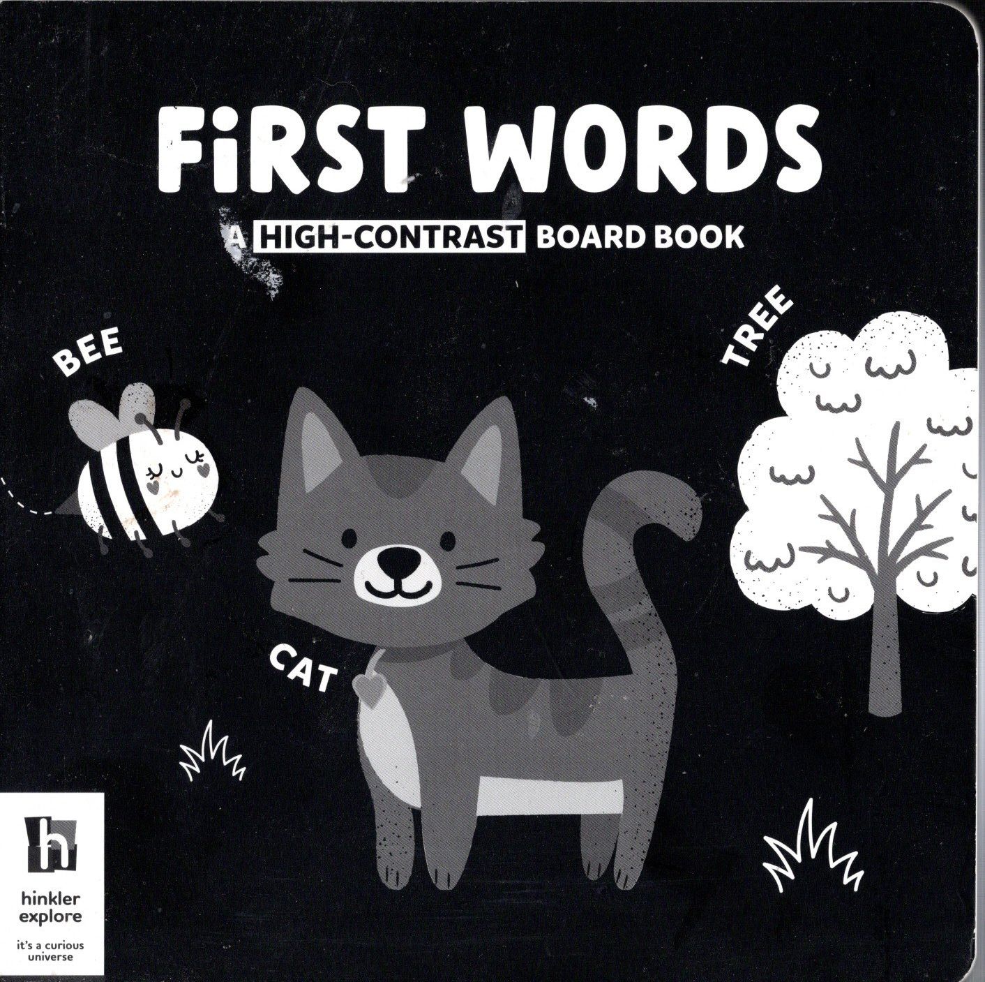 First Words - Night - Contrast - Children's Board Book
