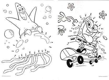 Nickelodeon SpongeBob - Dot to Dot - Good Vibes Only - Activity Books