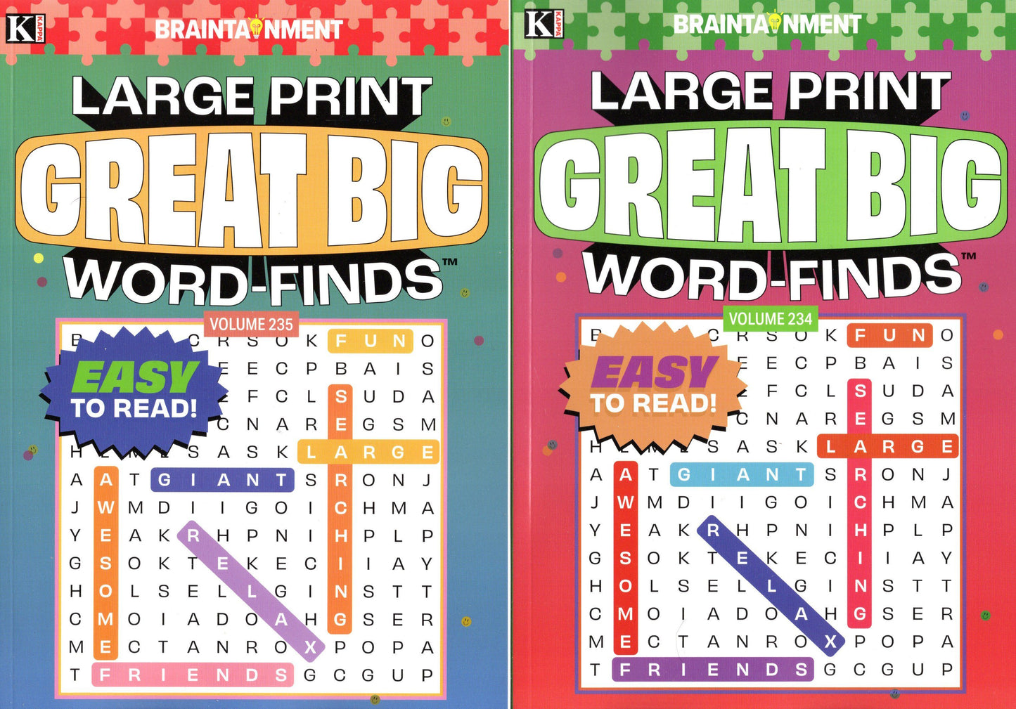 Large Print Great Big Crosswords (All New Puzzles) - Vol.234.235 (Set of 2)