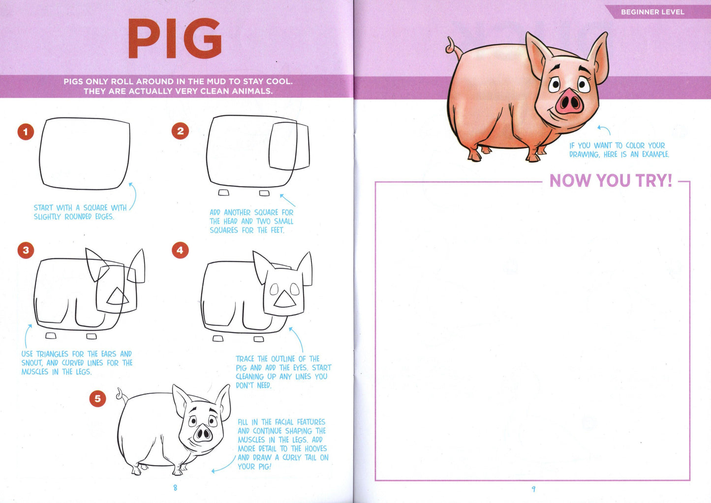 Beginner iDraw - Learn to Draw - Sea Life & Farm - Children Book