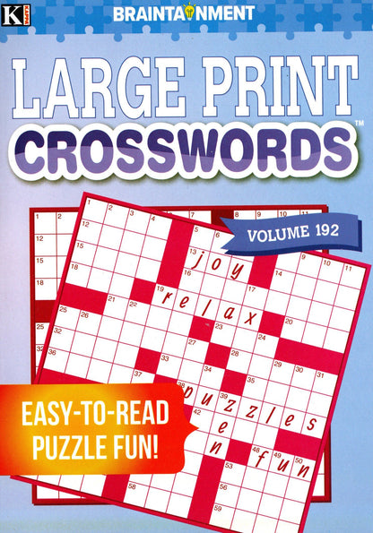 Braintainment Large Print - Crosswords - Activity Book v.192