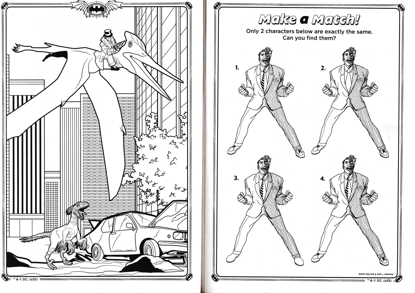 Batman - Jumbo Coloring & Activity Book