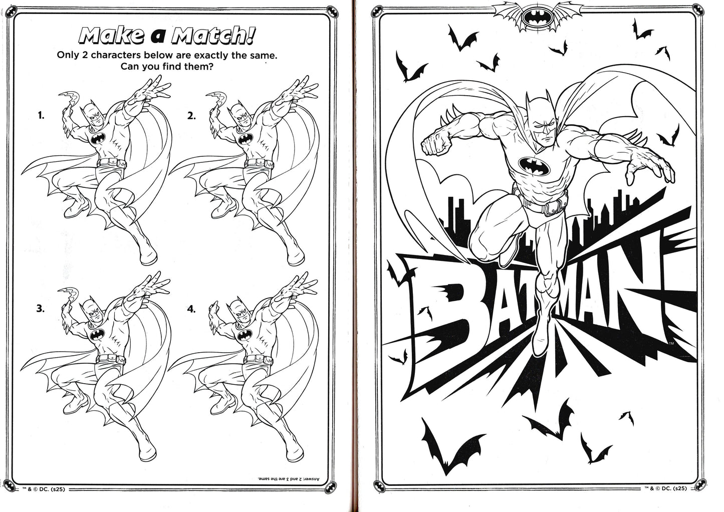 Batman - Jumbo Coloring & Activity Book