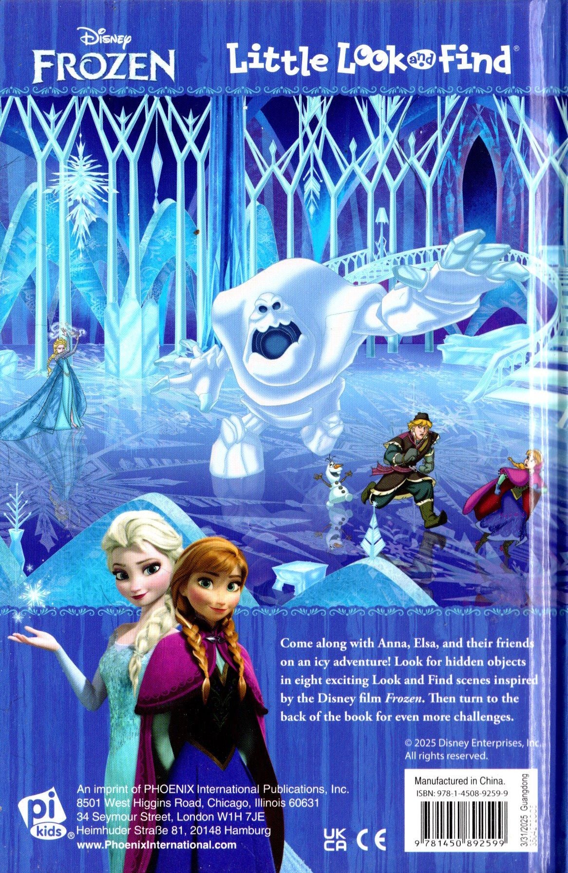 Disney Frozen - Little Look and Find - Activity Book