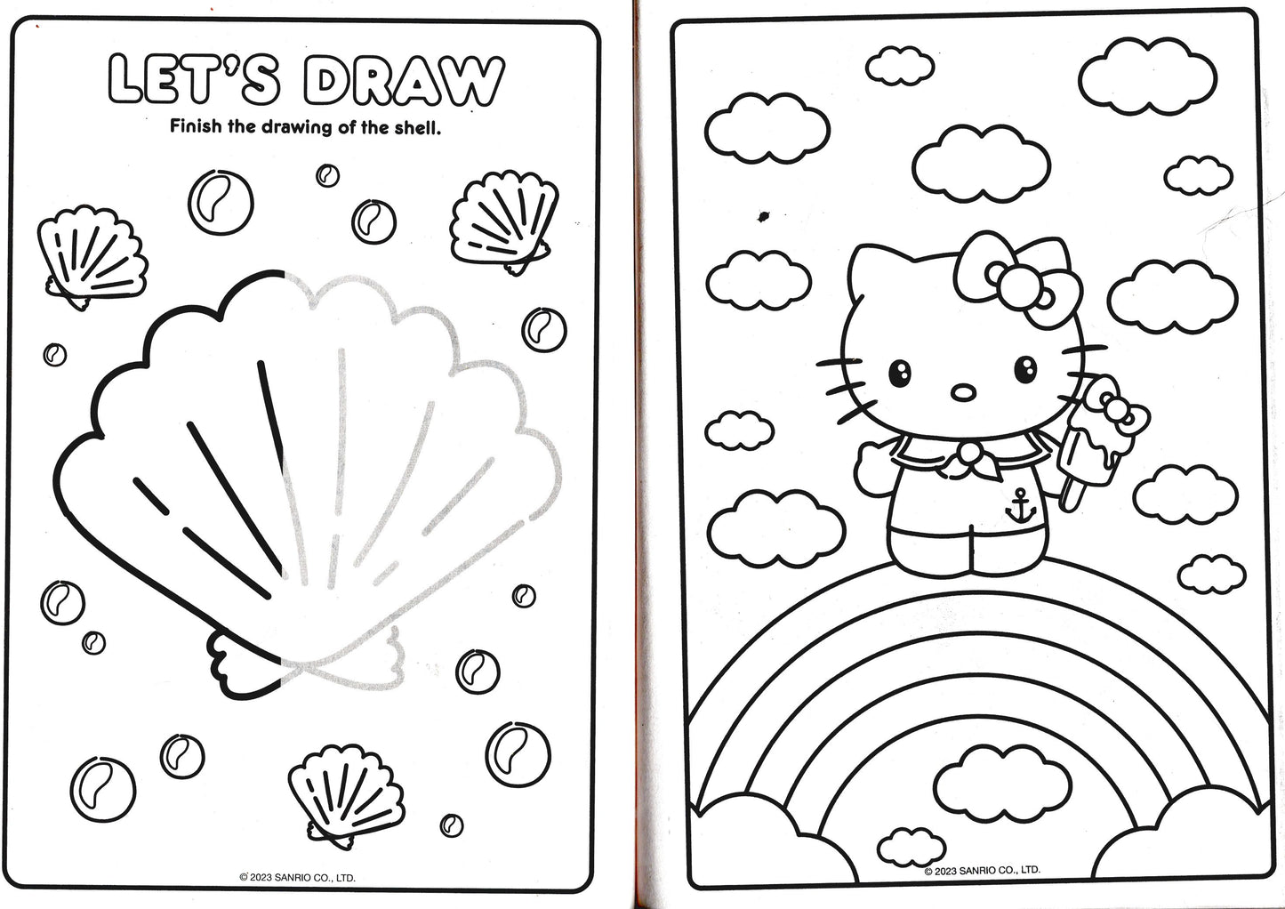 Hello Kitty - Jumbo Coloring & Activity Book (Set of 2 Books) v9