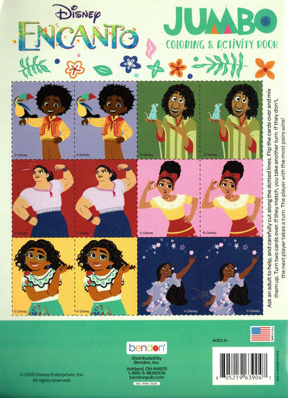 Disney Encanto - Jumbo Coloring & Activity Book (Set of 2) v.5