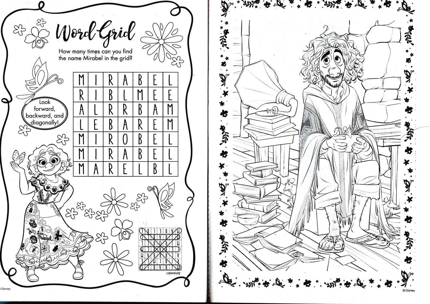 Disney Encanto - Jumbo Coloring & Activity Book v3