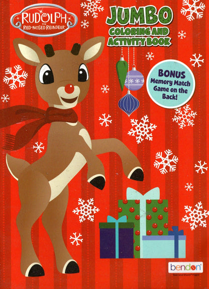 Rudolph - Jumbo Coloring & Activity Book