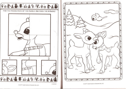 Rudolph - Jumbo Coloring & Activity Book