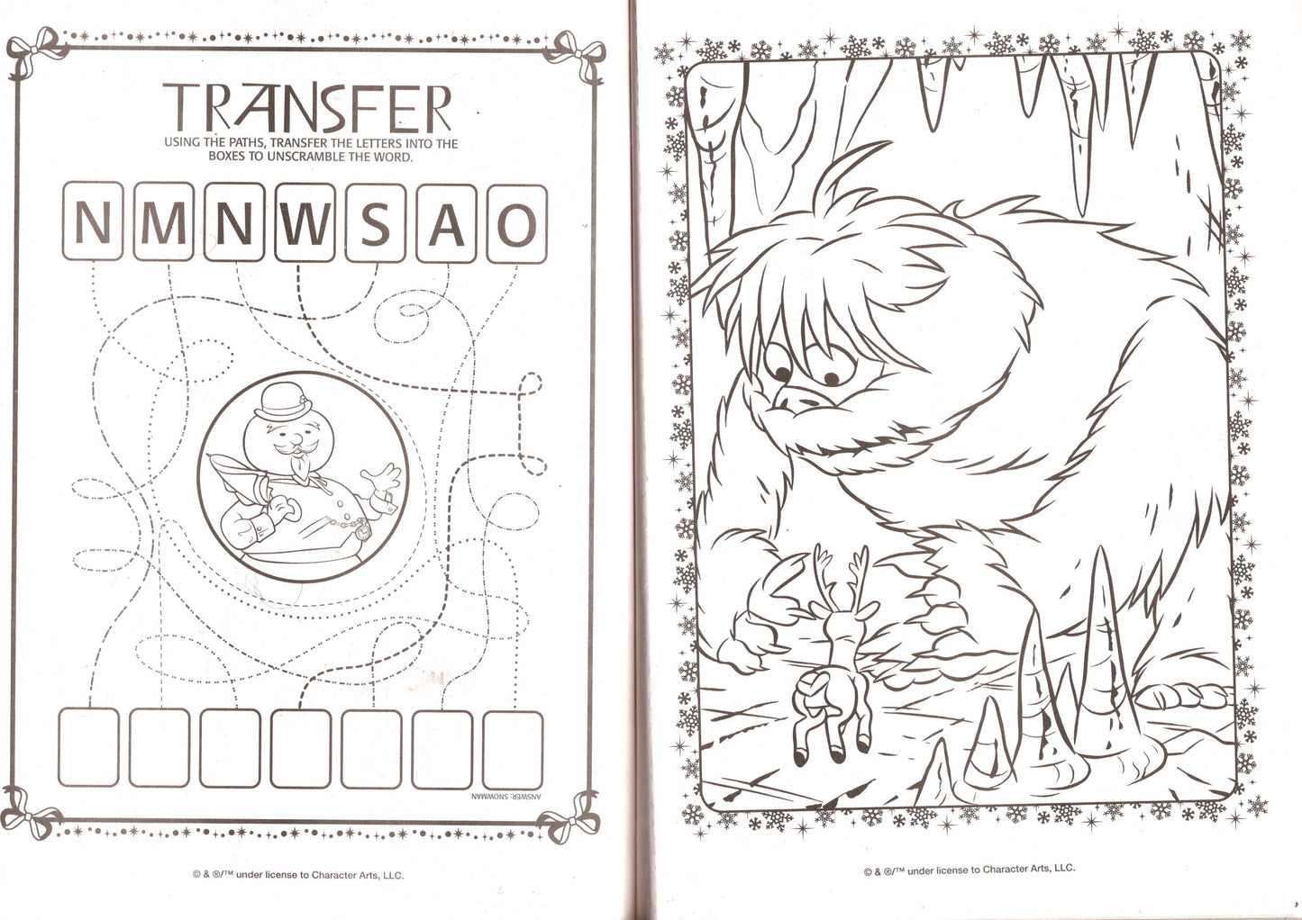 Rudolph - Jumbo Coloring & Activity Book