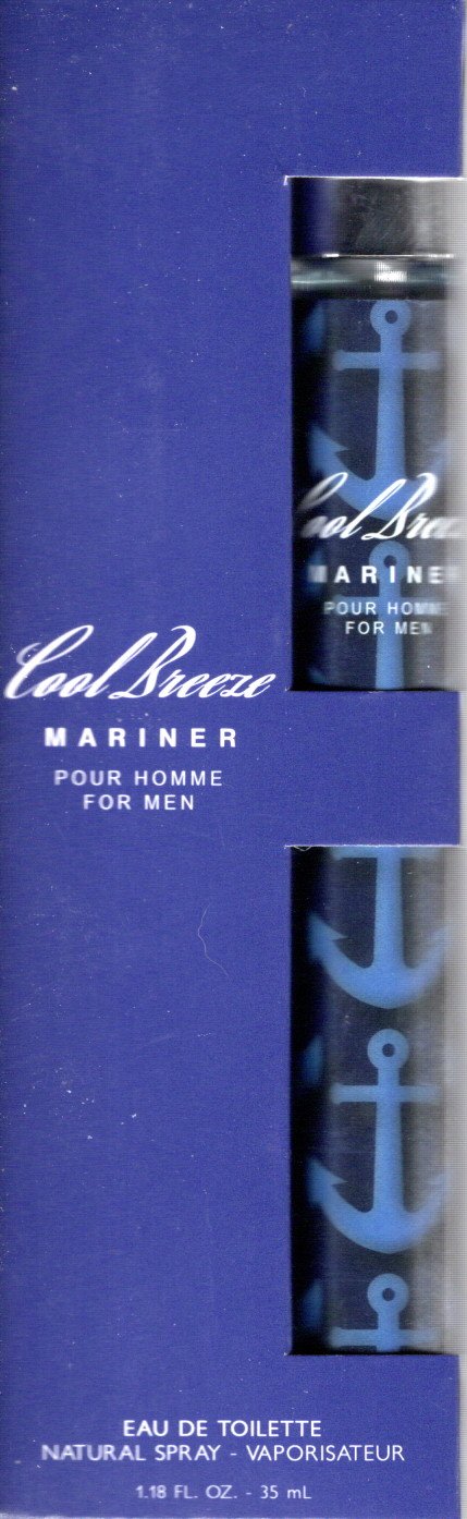 Cool Breeze Mariner Eau De Parfum Spray for Men, 1.18 Oz Cologne