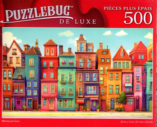 Whimsical Town - 500 Deluxe Jigsaw Puzzle