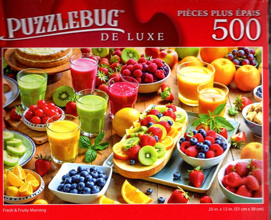 Fresh & Fruity Morning - 500 Deluxe Jigsaw Puzzle